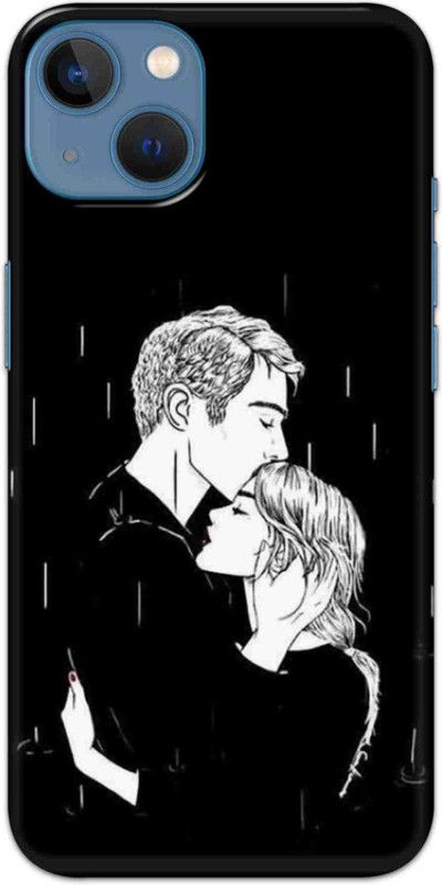 NDCOM Back Cover for iPhone 13 Mini Lovely Couple Printed  (Multicolor, Hard Case, Pack of: 1)