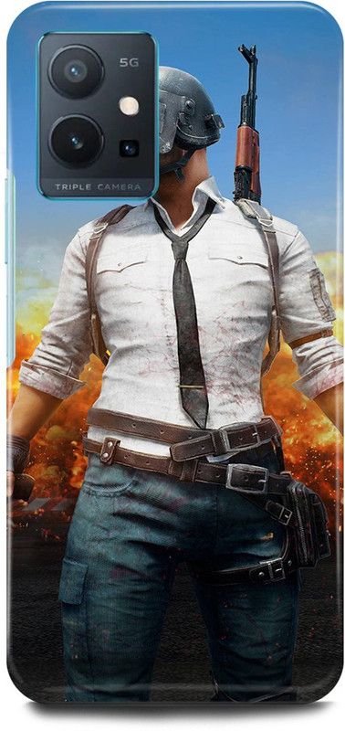 FIKORA Back Cover for OPPO A96, CPH2333, PUBG, GAME, BATTLEGROUND, CHICKEN, WINNER  (Multicolor, Hard Case, Pack of: 1)