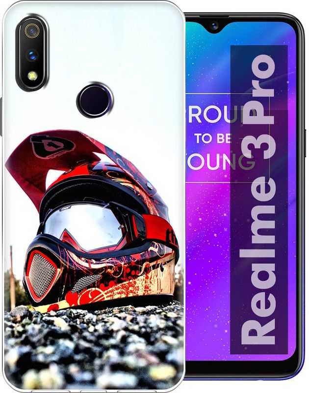 Flipkart SmartBuy Back Cover for Realme 3 Pro  (Multicolor, Grip Case, Silicon, Pack of: 1)