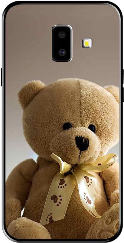 CaseRepublic Back Cover for Samsung Galaxy J6 Plus  (Black, Grip Case, Pack of: 1)