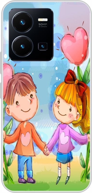 Artcase Back Cover for Vivo Y35  (Multicolor, Dual Protection, Silicon, Pack of: 1)