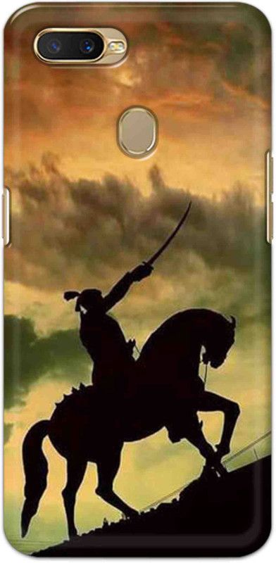 NDCOM Back Cover for Oppo A5s Chatrapati Printed  (Multicolor, Hard Case, Pack of: 1)