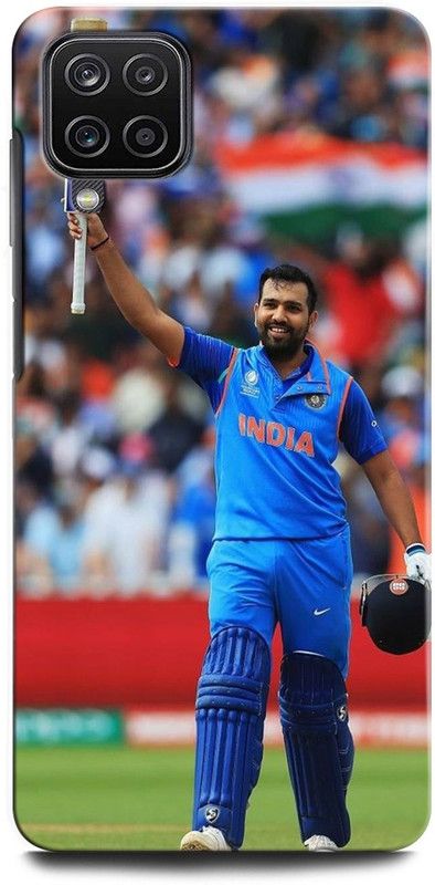 ORBIQE Back Cover for SAMSUNG Galaxy F62 ROHIT SHARMA, INDIA, CRICKET, INDIAN CRICKET BATSMAN  (Multicolor, Hard Case, Pack of: 1)