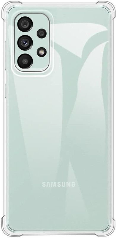DropFit Bumper Case for Samsung A73 5G  (Transparent, Flexible, Pack of: 1)