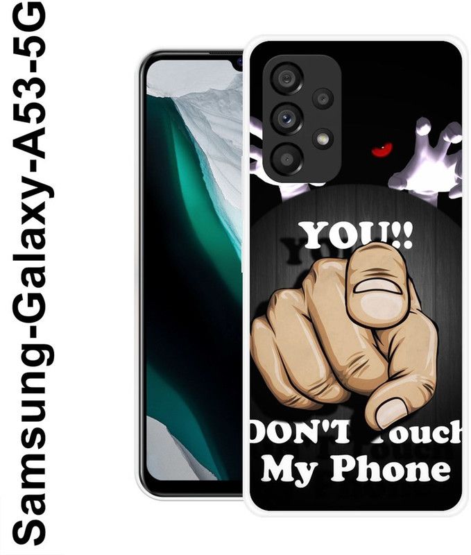 JAIKARA Back Cover for Samsung Galaxy A53 5G  (Black, Beige, Silicon, Pack of: 1)