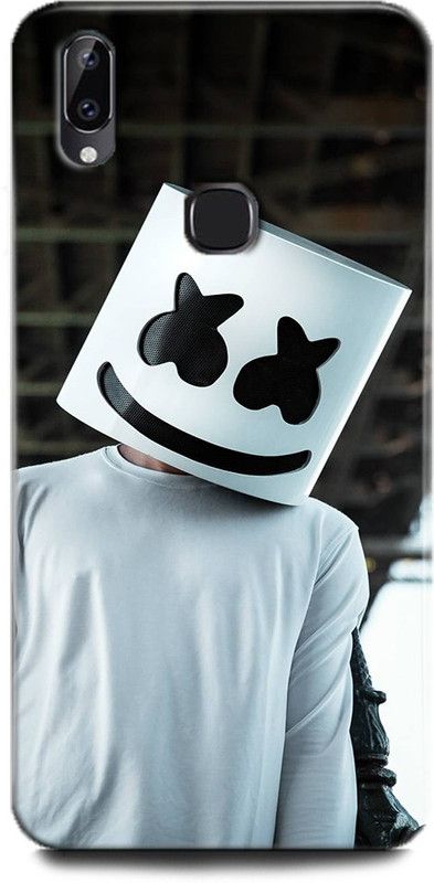 INDICRAFT Back Cover for Vivo Y83 Pro, Vivo 1726 MARSHMELLO, DJ, EDM, MUSIC, SMILEY, FUNNY  (Multicolor, Hard Case, Pack of: 1)