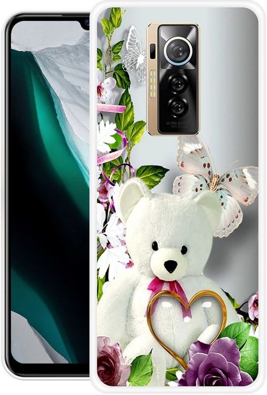 KLC Back Cover for Tecno Phantom X  (Multicolor, Grip Case, Silicon)
