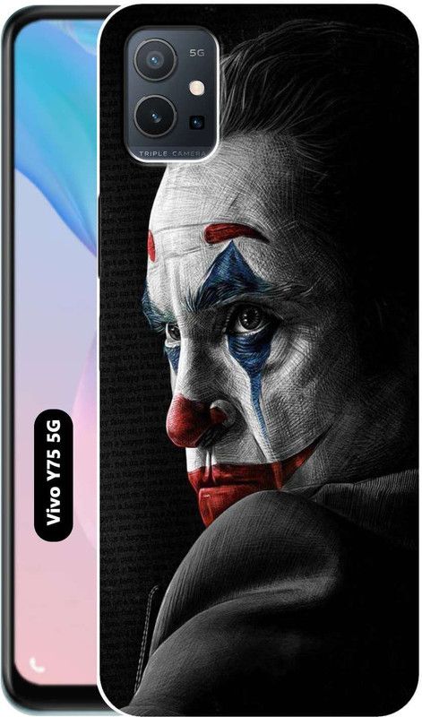 BUYMORE Back Cover for Vivo Y75 5G  (Black, Silicon, Pack of: 1)