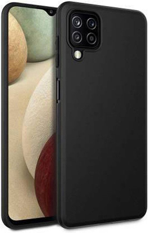 Mobi Socket Back Cover for Samsung F12 (5G)  (Black, Grip Case, Pack of: 1)