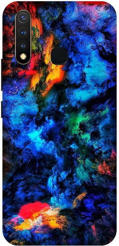 SSMORYA Back Cover for Vivo Y19 Colores Printed Back Cover  (Multicolor, Waterproof)