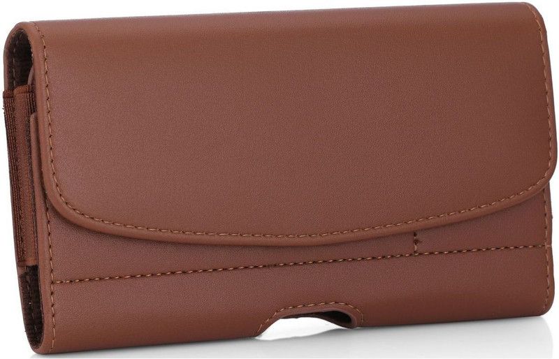 VeeGee Wallet Case Cover for Motorola Moto E5  (Brown, Holster)