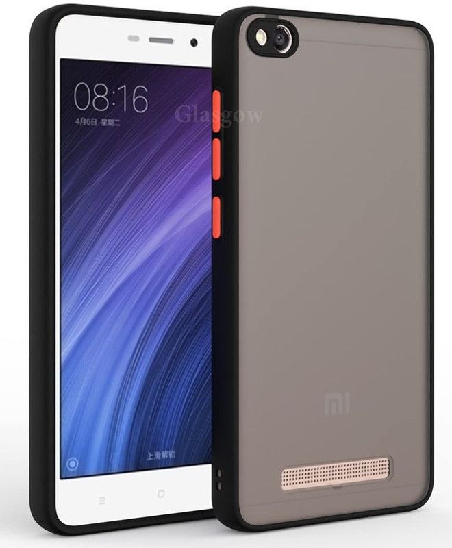 Bluei Back Cover for Mi Redmi 5A  (Black, Shock Proof, Silicon)