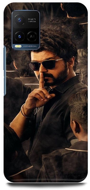 play fast Back Cover for Vivo Y33s, V2109 VIJAY, THALAPATHY, SOUTH, ACTOR, HERO, MASTER  (Black, Hard Case, Pack of: 1)