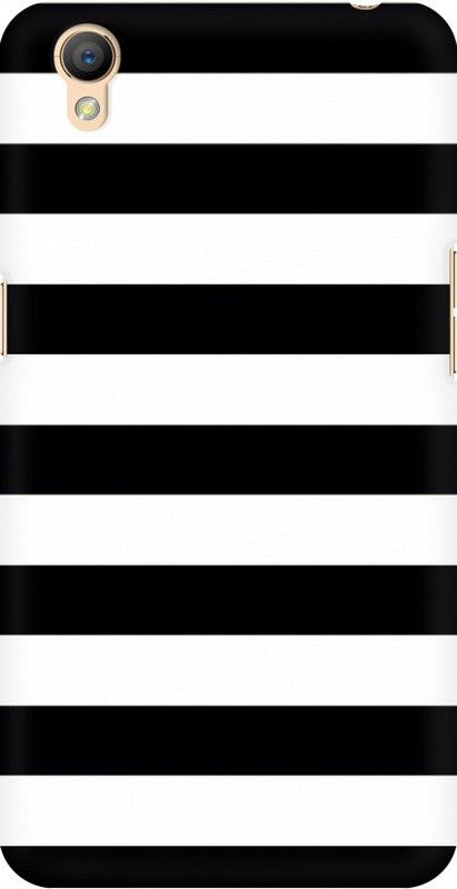 Coberta Case Back Cover for Oppo A37fw  (Black, White)