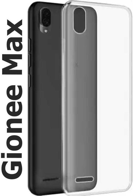 stroxy Back Cover for Gionee Max  (Transparent, Grip Case, Silicon, Pack of: 1)