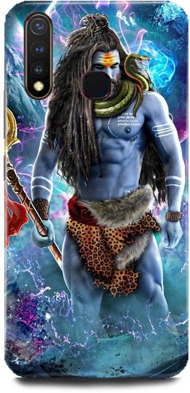 MP ARIES MOBILE COVER Back Cover for Vivo Y19, Vivo 1915,Mahakal,Om,Shiv,Shiv,ji,Bholenath,Angry,Shiv,Damru,Man,Shiva,  (Multicolor, Hard Case, Pack of: 1)