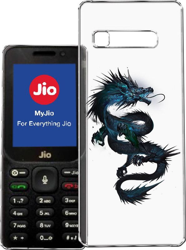 HANIRY Back Cover for Jio F320 / f320 mobile cover | DRAGON | Design | PNG_19  (Multicolor, Flexible, Silicon, Pack of: 1)