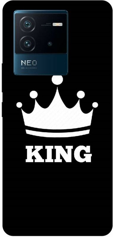 THE NARAYANA COLLECTIONS Back Cover for IQOO NEO 6- l2126-NEVER,SETTEL,BOYS,ALONE,SAD  (Multicolor, Hard Case, Pack of: 1)