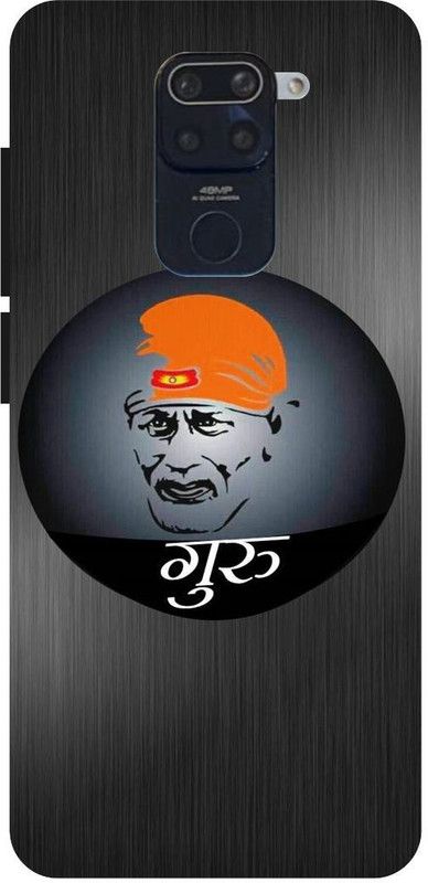 PICHKU Back Cover for REDMI NOTE 9-M2003J15SC-BABA,OM,JAI ,SAI,GURU,HINDU,SHIRDI,SAINATH,BHAGWA  (Orange, Hard Case, Pack of: 1)