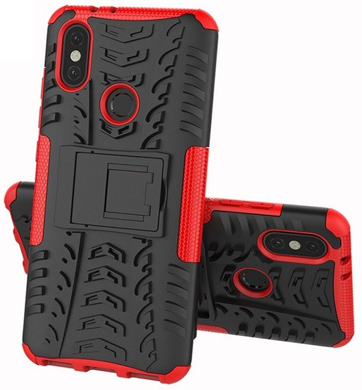 ZIVITE Back Cover for Mi A2  (Red, Rugged Armor, Pack of: 1)