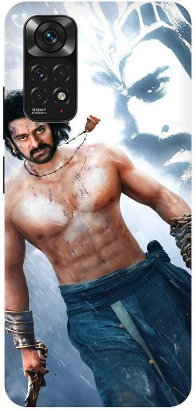 THE NARAYANA COLLECTIONS Back Cover for REDMI NOTE 11s-PRABHAS,REBEL,SOUTH,HERO,BAHUBALI,TELUGU  (Multicolor, Hard Case, Pack of: 1)