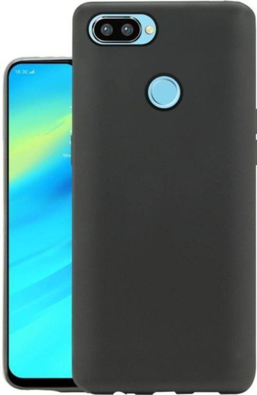 ALONZO Back Cover for Realme 2 Pro, Oppo A11K  (Black, Flexible, Pack of: 1)