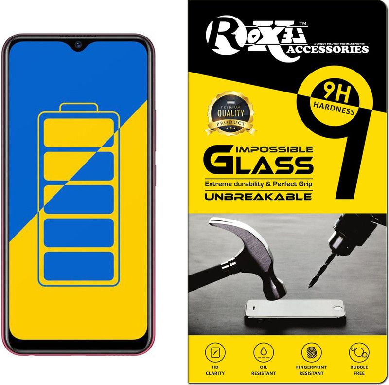 Roxel Impossible Screen Guard for Vivo Y15 (Burgundy Red, 64 GB) (4 GB RAM)  (Pack of 1)