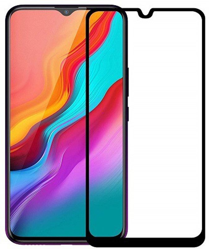 NIMMIKA ENTERPRISES Tempered Glass Guard for infinif hot 8 tempered glass 11d  (Pack of 1)