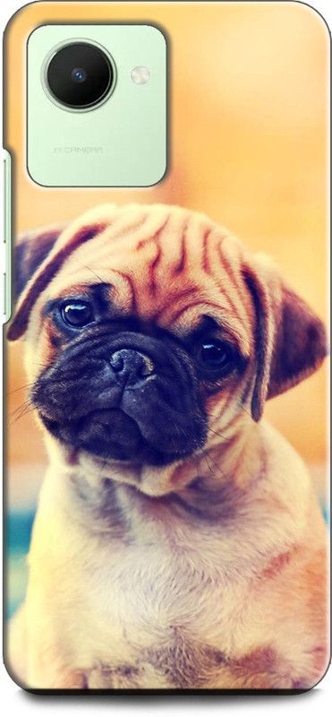 WallCraft Back Cover for Realme C30s, RMX3690 PUG, CUTE DOG, CUTE, ANIMAL, PET  (Multicolor, Dual Protection, Pack of: 1)