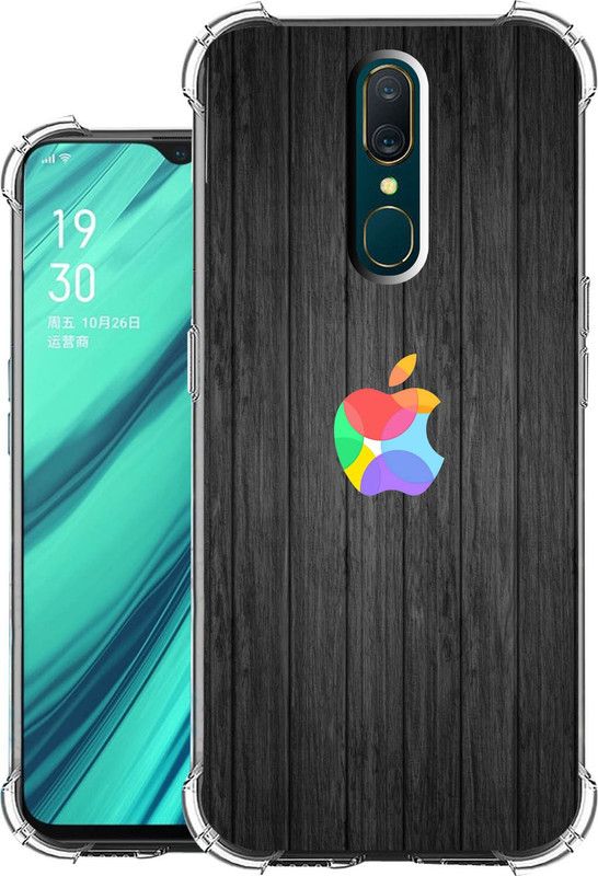 Snazzy Back Cover for OPPO A9 Back Cover, OPPO A9  (Black, Shock Proof, Silicon, Pack of: 1)