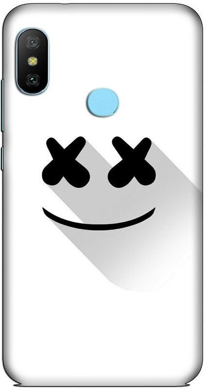 CROKIAN Back Cover for Redmi 6 Pro Marshmello Back Cover  (Multicolor, Hard Case, Pack of: 1)