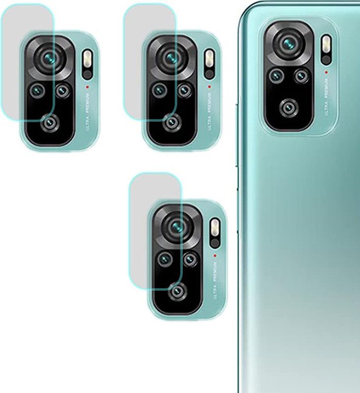 hirdesh Back Camera Lens Glass Protector for LENS REDMI NOTE 10S  (Pack of: 3)