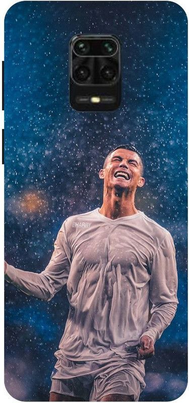 THE NARAYANA COLLECTIONS Back Cover for REDMI NOTE 9 PRO MAX-CRISTIOANO,RONALDO,FOOTBALL,SPORTS  (Multicolor, Hard Case, Pack of: 1)