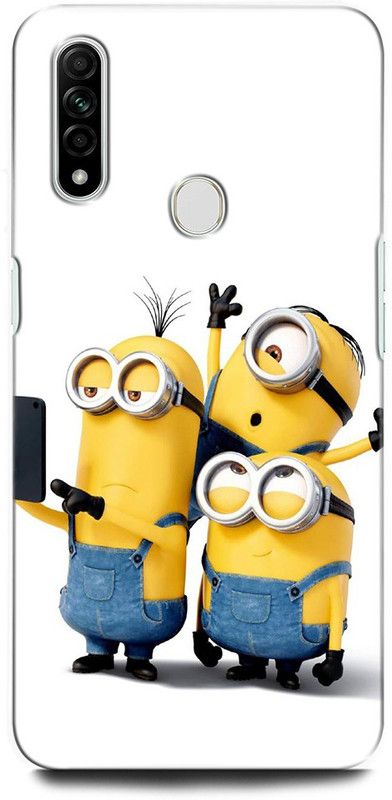 ORBIQE Back Cover for OPPO A31 CPH2015 MINIONS, FUNNYMINIONS, COMIC, MOVIE, CARTOON  (Multicolor, Hard Case, Pack of: 1)