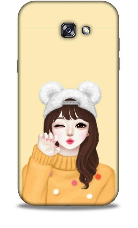 Jellybird Back Cover for Samsung Galaxy A7-2017  (Beige, 3D Case, Pack of: 1)