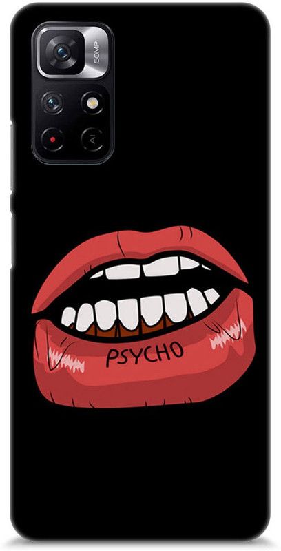 Chiraiyaa Back Cover for REDMI Note 11T 5G  (Black, Red)