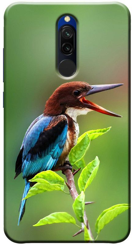 TrenoSio Back Cover for Redmi 8  (Multicolor, Anti-radiation, Silicon, Pack of: 1)