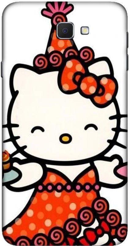 CROKIAN Back Cover for Samsung Galaxy J7 Prime Hello Kitty Back Cover  (White, Hard Case, Pack of: 1)