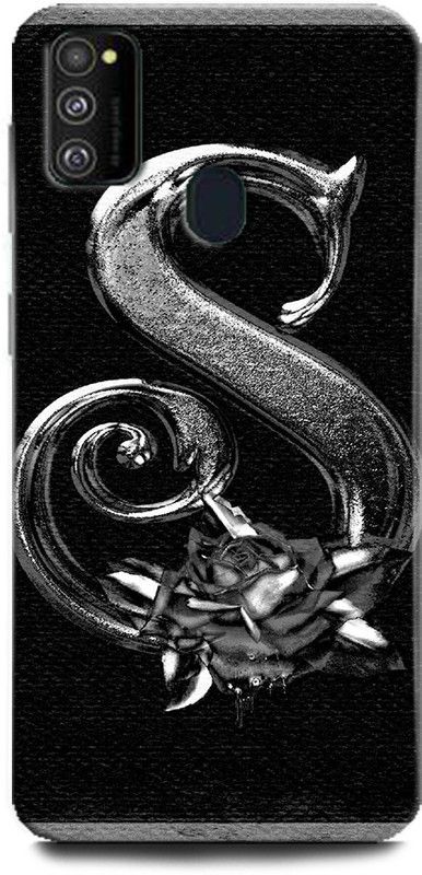 WallCraft Back Cover for Samsung Galaxy M21 S, S LETTER, S NAME, S ALPHABET, DESIGN  (Multicolor, Dual Protection, Pack of: 1)
