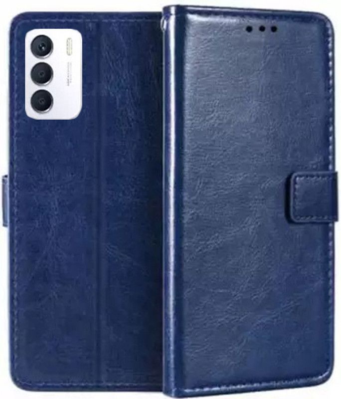 RK Seller Flip Cover for Infinix Zero 5G 2023  (Blue, Shock Proof, Pack of: 1)
