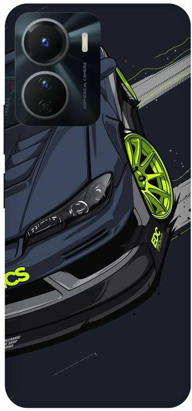 COVERJET Back Cover for VIVO Y16-SPORTS- CAR- LOVER- ART  (Multicolor, Hard Case, Pack of: 1)