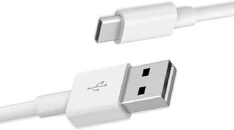 KAYKON USB Type C Cable 1 m Fast  (Compatible with All Phones With Type C port, White, One Cable)