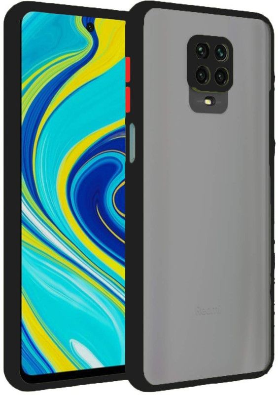 Mobi Elite Back Cover for Poco M2 Pro, Redmi Note 9 Pro, Redmi Note 9 Pro Max  (Black, Camera Bump Protector, Pack of: 1)
