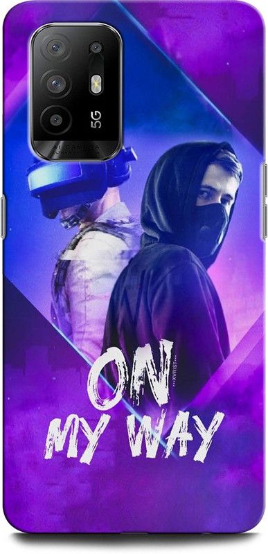 INTELLIZE Back Cover for OPPO F19 Pro+ 5G ALAN WALKER, ON MY WAY, PUBG, GAME, MUSIC  (Multicolor, Hard Case, Pack of: 1)
