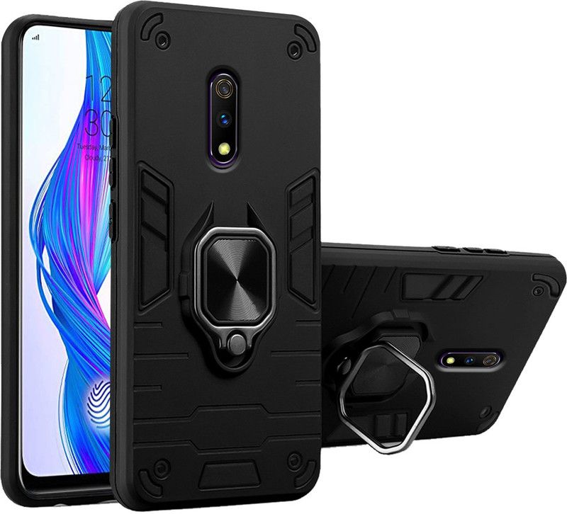 mCase Back Cover for Realme X  (Black, Shock Proof, Pack of: 1)