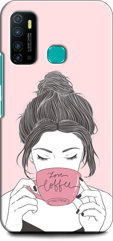 KEYCENT Back Cover for Infinix Hot 9 Pro GIRL, HOOD, ANIME, MASK, CUTE GIRL, SPARKS, GLANCE, DOLL  (Multicolor, Shock Proof, Pack of: 1)