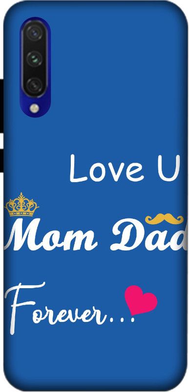 Ekish Back Cover for Mi A3  (Blue, Hard Case, Pack of: 1)