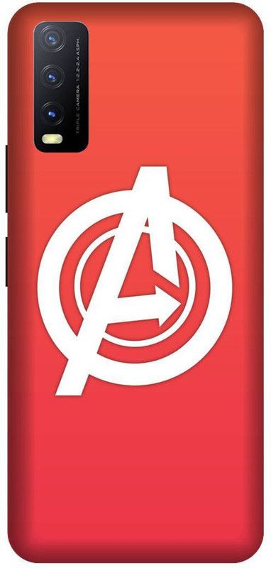 Yoprint Back Cover for Y20G Avengers Logo back cover  (Multicolor, Hard Case, Pack of: 1)