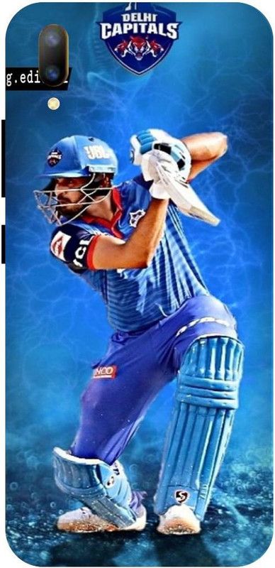 THE NARAYANA COLLECTIONS Back Cover for VIVO V11 PRO-1804-RISHABH,PANTH,IPL,DELHI,CAPITALS  (Multicolor, Hard Case, Pack of: 1)
