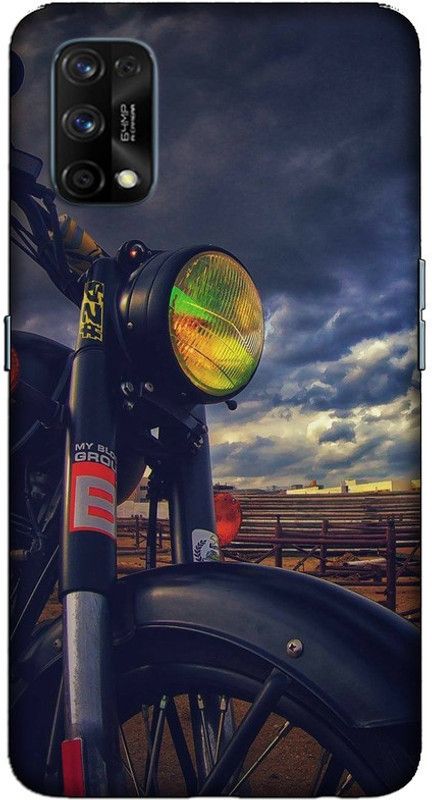 CROKIAN Back Cover for Realme 7 Pro Bullet bike Back Cover  (Multicolor, Hard Case, Pack of: 1)
